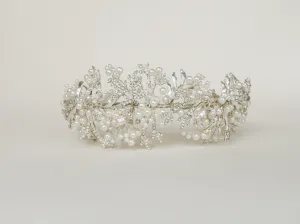 Alessandra - Wide Pearl Bridal Headband