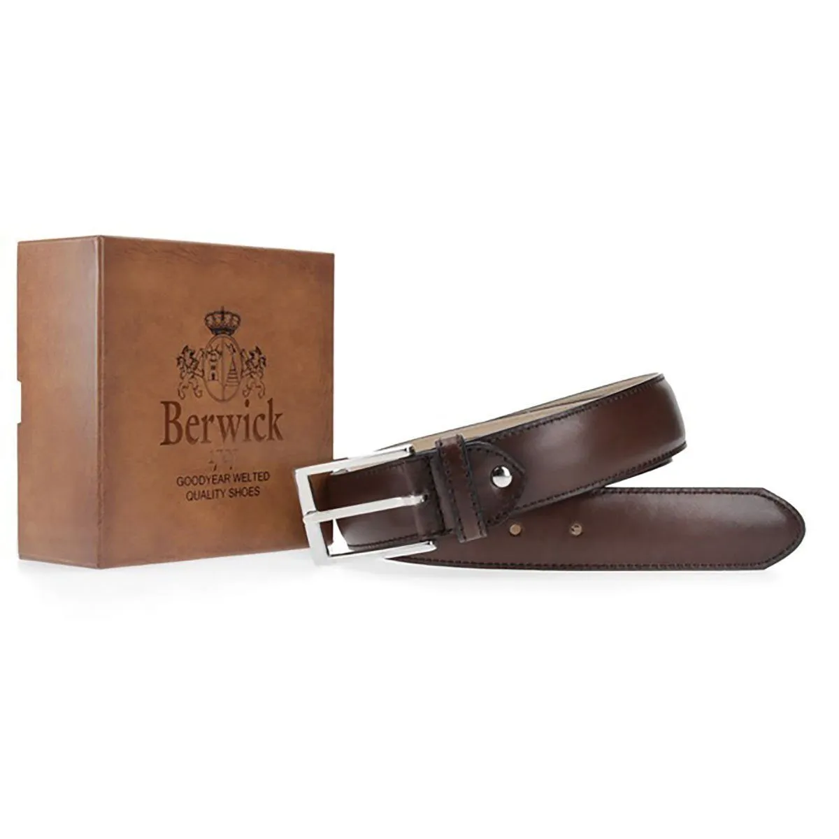 BERWICK 1707 Calf Leather Belt