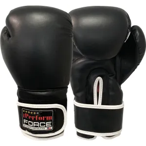 Boxing Gloves Men Women Plain Black