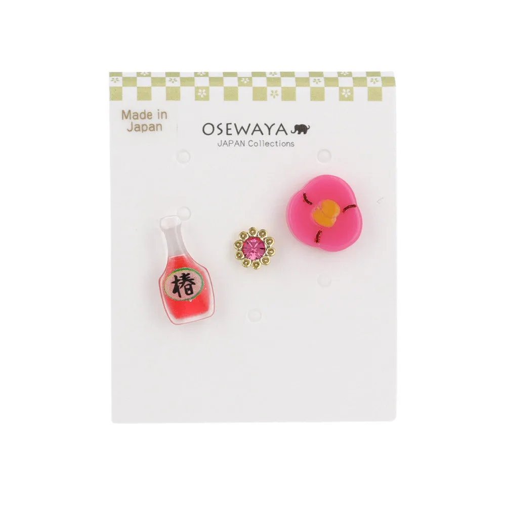 Camellia Toy Earring Set