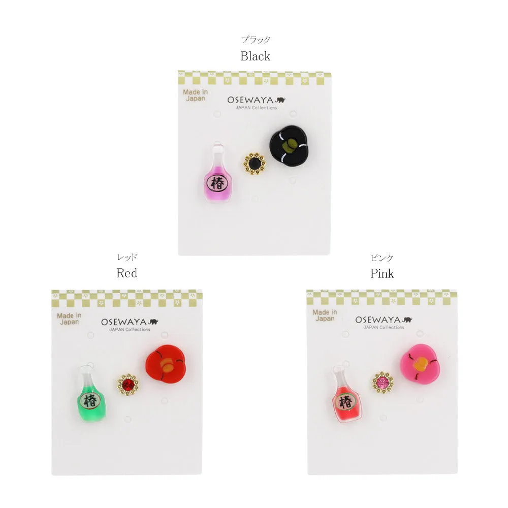 Camellia Toy Earring Set