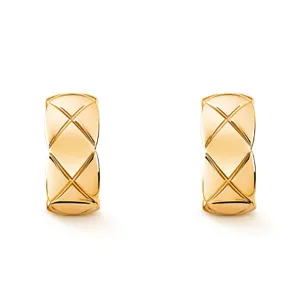 CC Crush Earrings in 14k Gold Over Sterling Silver