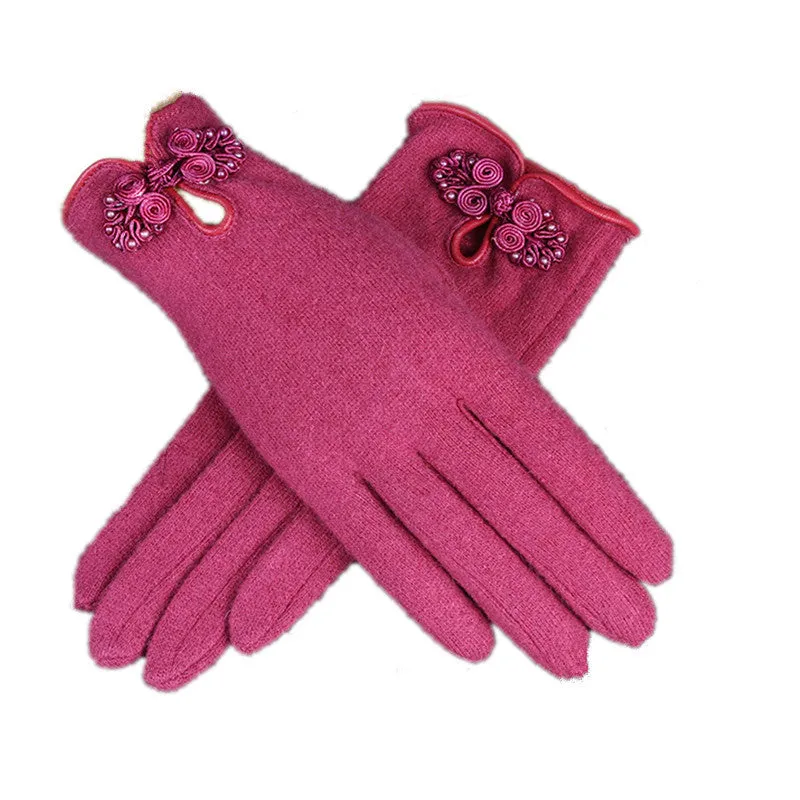 Chinese knot Style Wrist Gloves