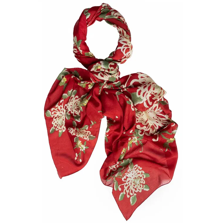 Chrysanthemum Red Scarf