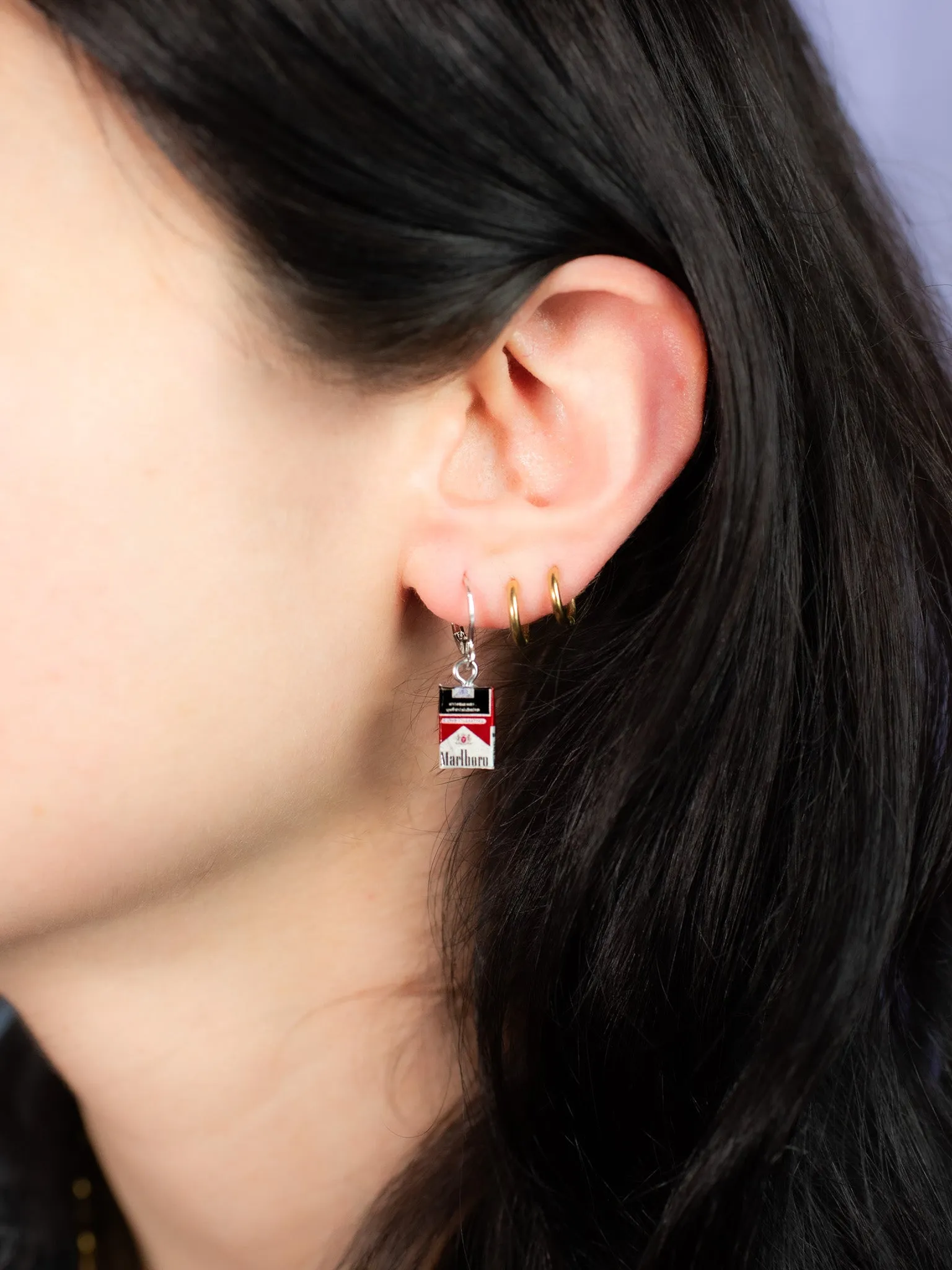 Cig Box Earrings