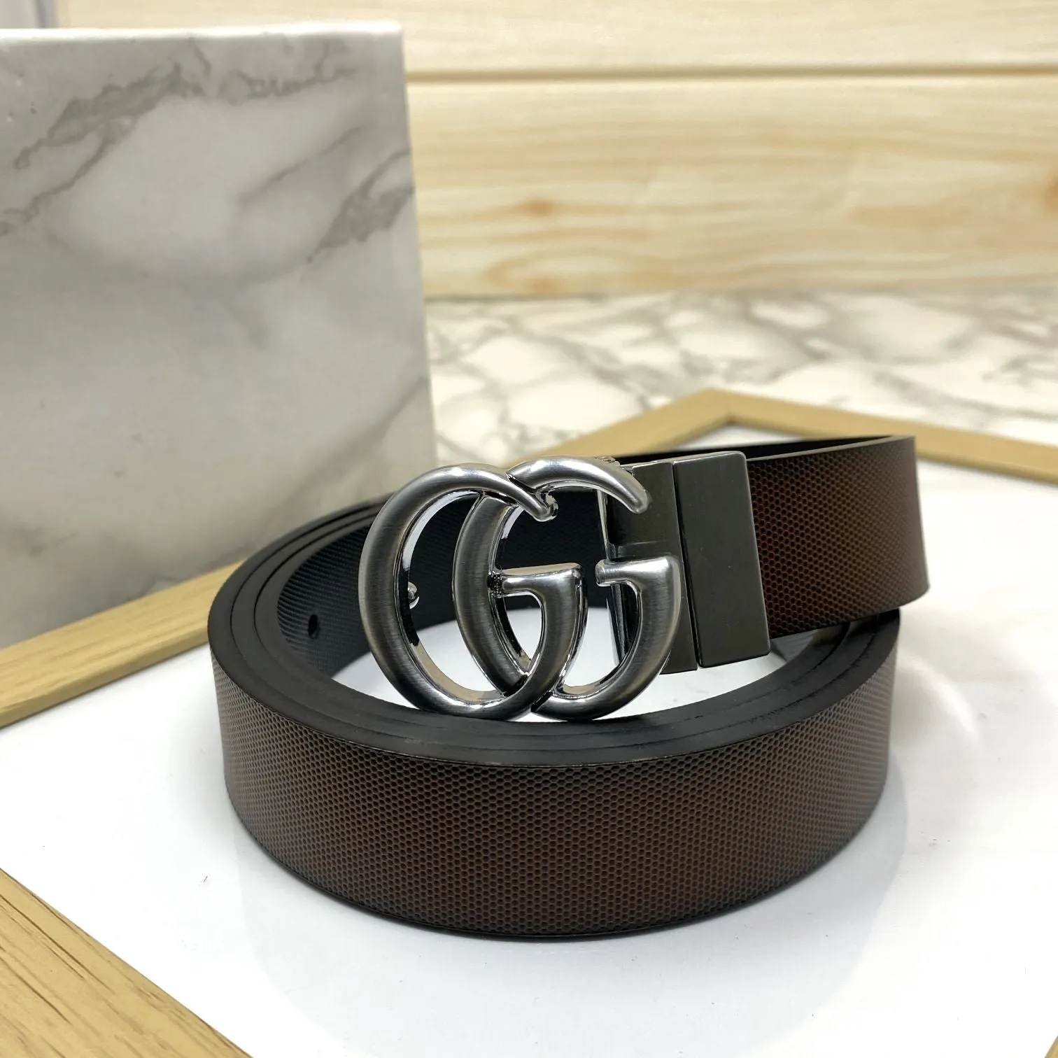 Classic Small GG Reversible Strap Belt -JonasParamount