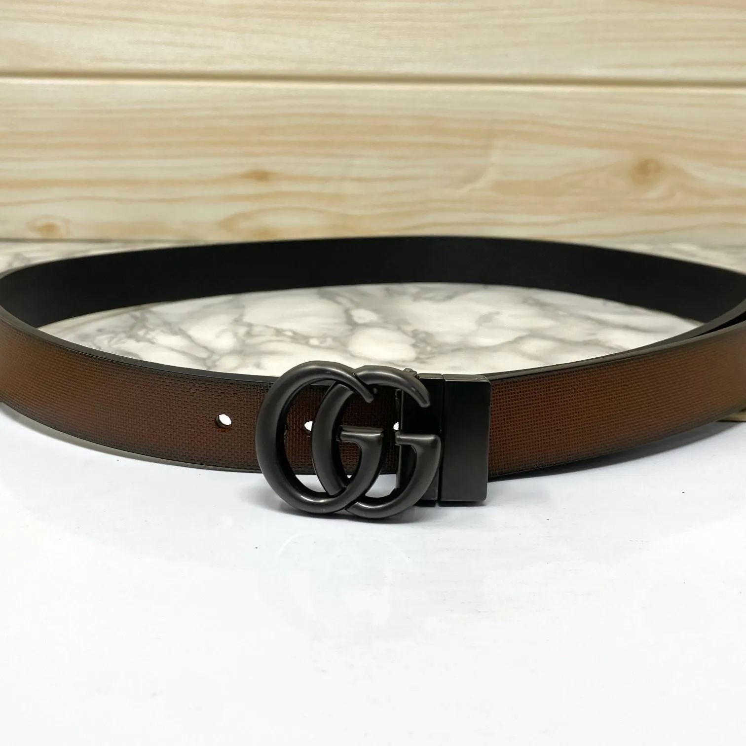 Classic Small GG Reversible Strap Belt -JonasParamount