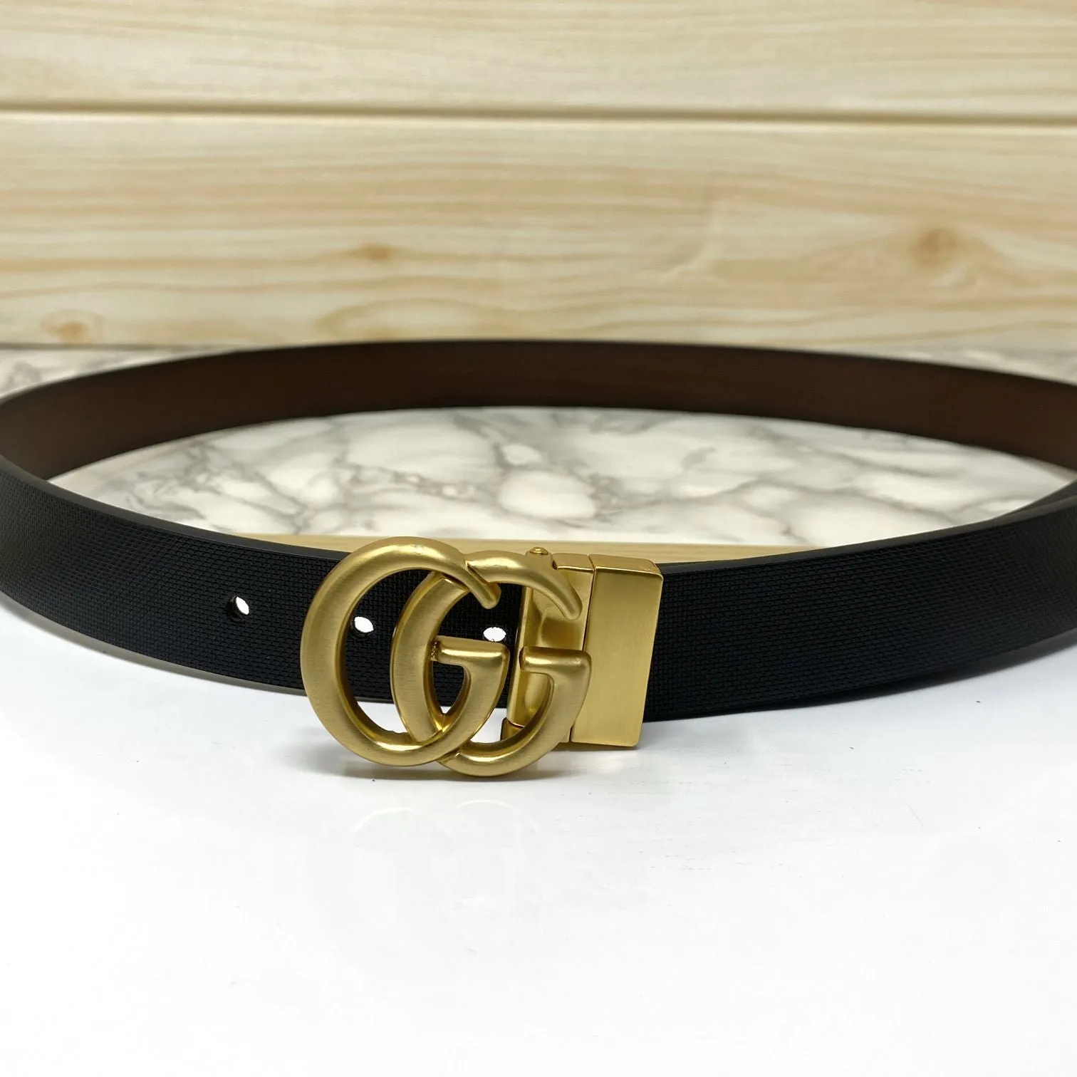 Classic Small GG Reversible Strap Belt -JonasParamount