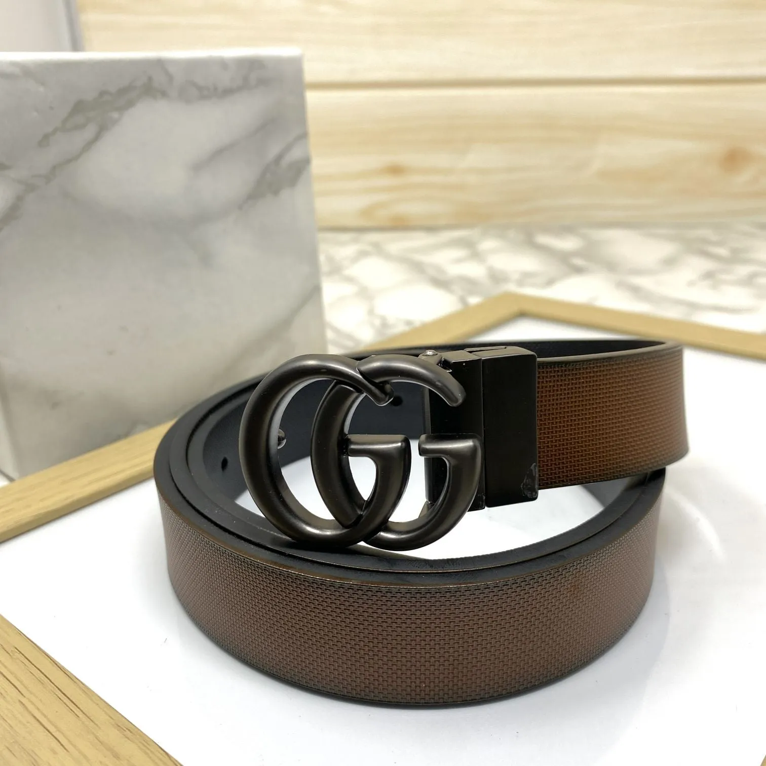 Classic Small GG Reversible Strap Belt -JonasParamount