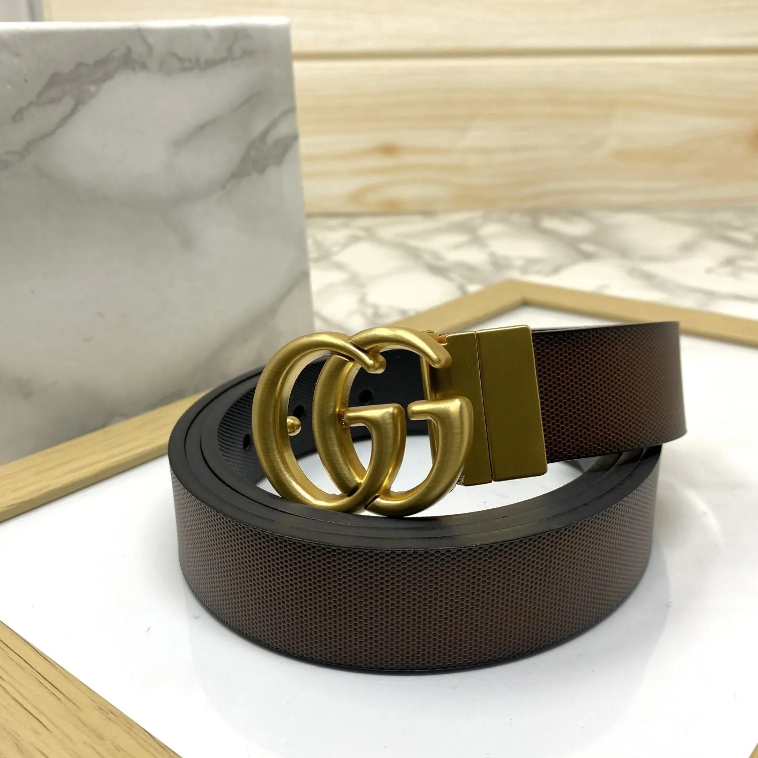 Classic Small GG Reversible Strap Belt -JonasParamount