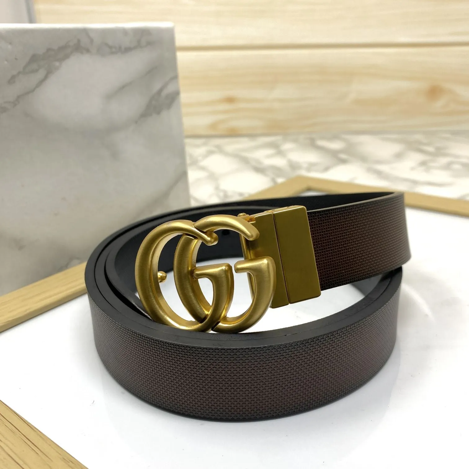 Classic Small GG Reversible Strap Belt -JonasParamount