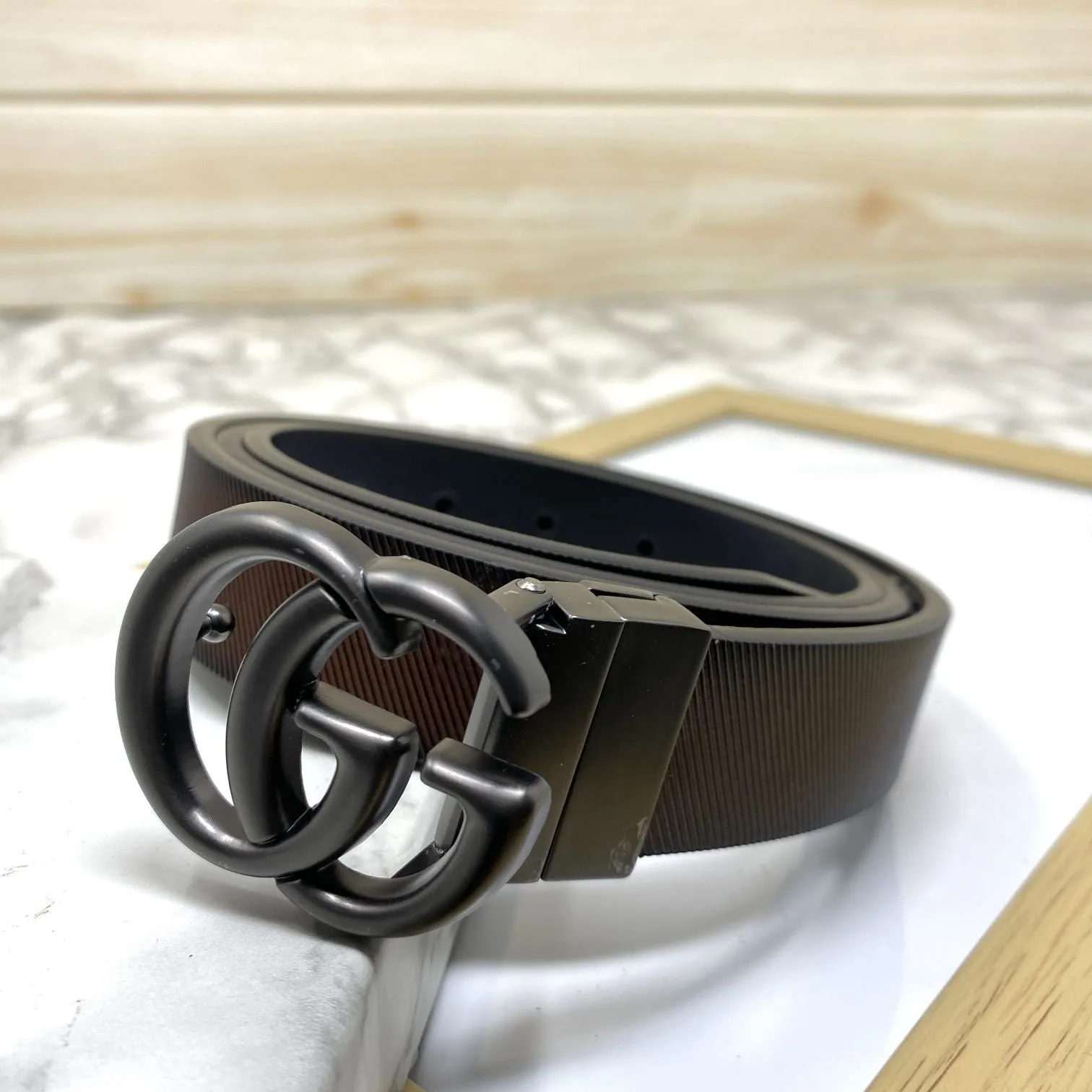 Classic Small GG Reversible Strap Belt -JonasParamount