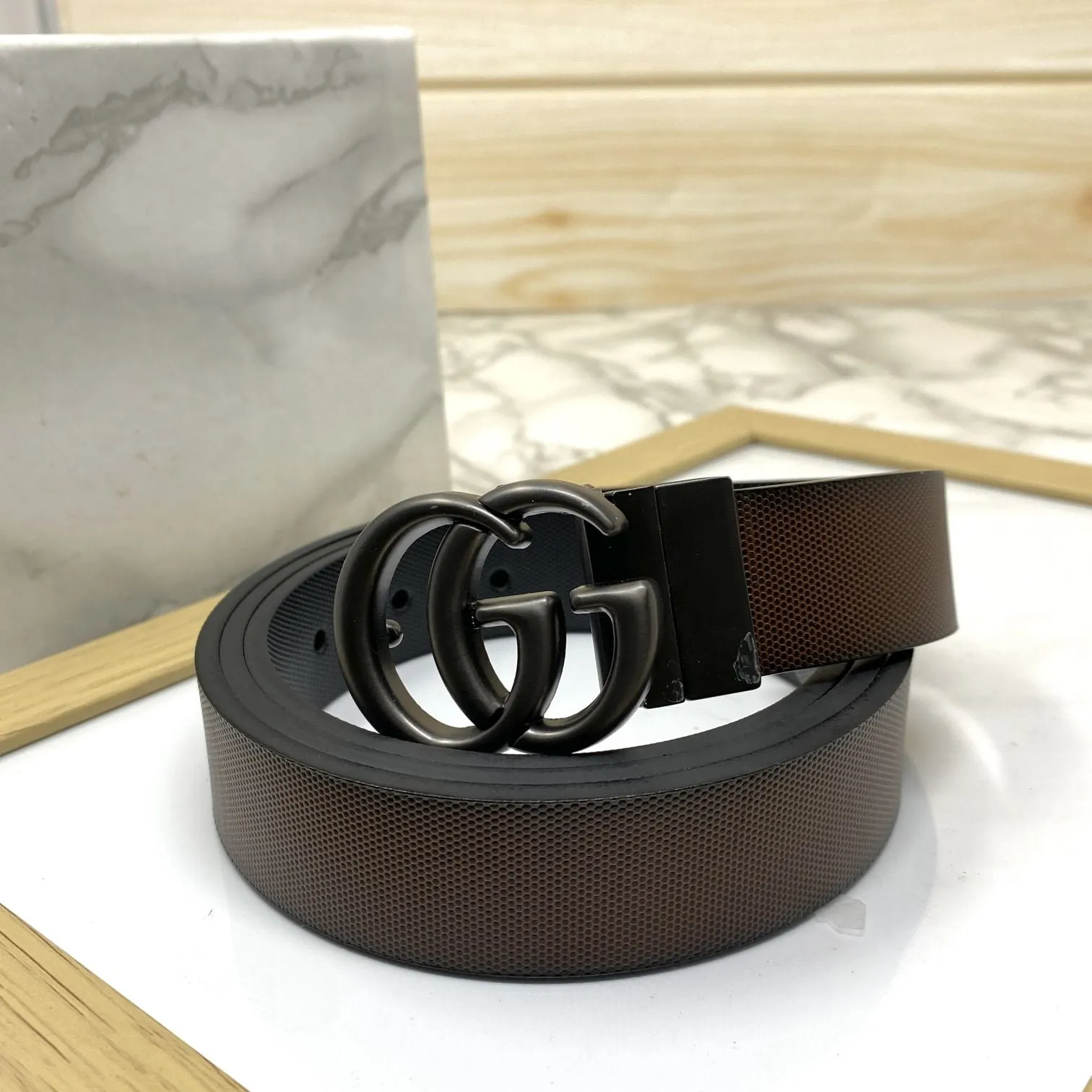 Classic Small GG Reversible Strap Belt -JonasParamount