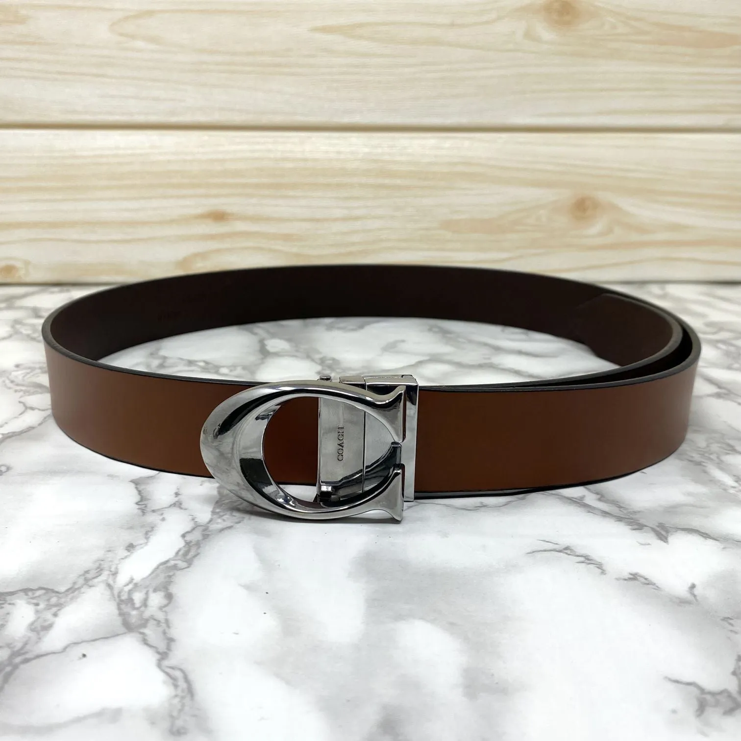 Classy Curve C Design Casual  Genuine Leather Belt-Jonasparamount