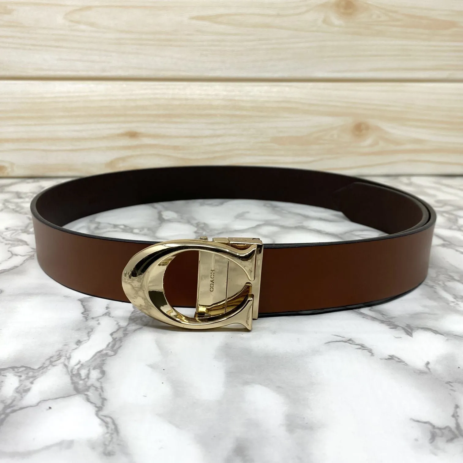 Classy Curve C Design Casual  Genuine Leather Belt-Jonasparamount