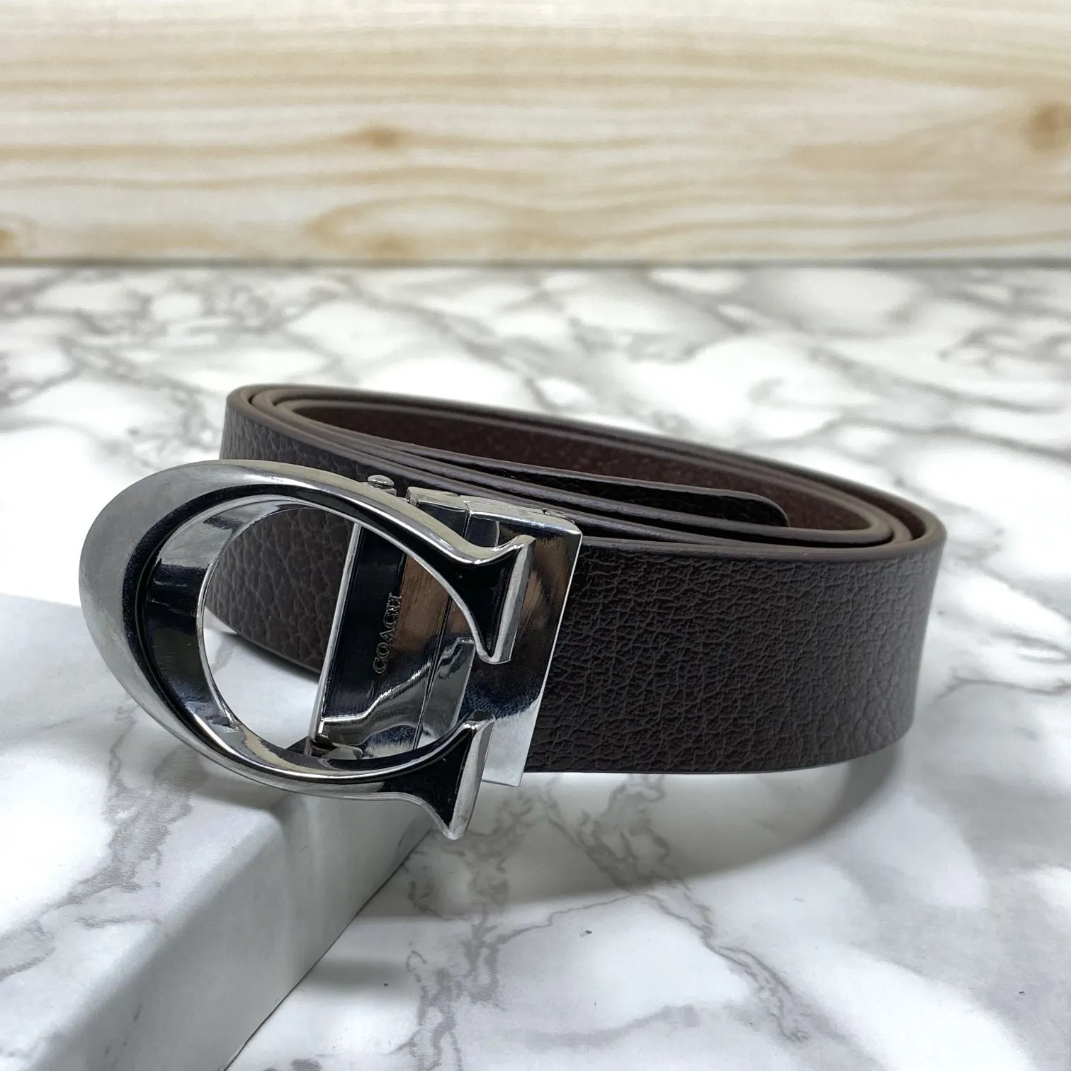 Classy Curve C Design Casual  Genuine Leather Belt-Jonasparamount