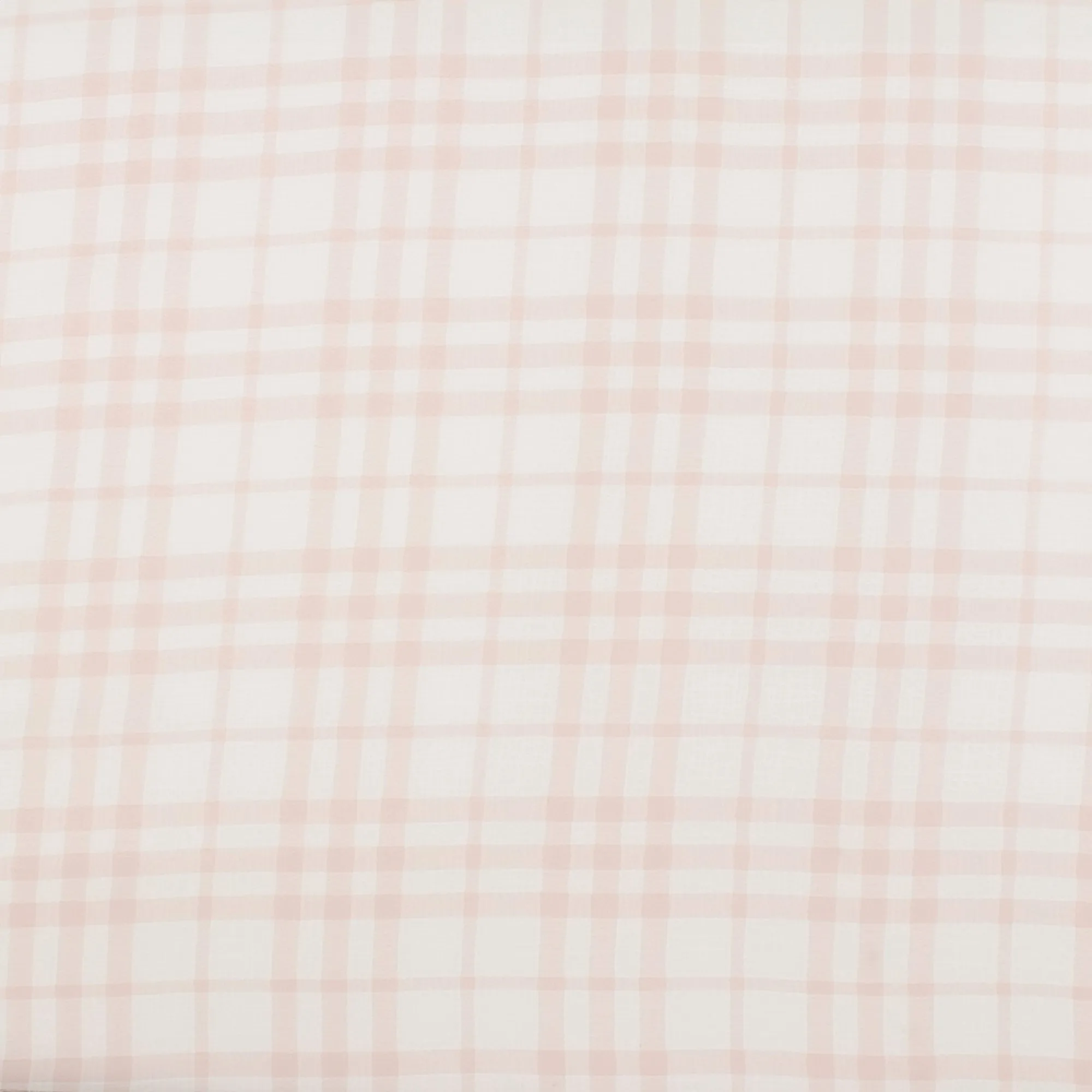 Crepe Chiffon - DAISY - Medium Plaid - Light Pink