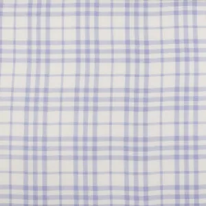 Crepe Chiffon - DAISY - Medium Plaid - Lilac