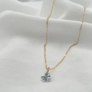 Crystal Heart Pinprick Necklace