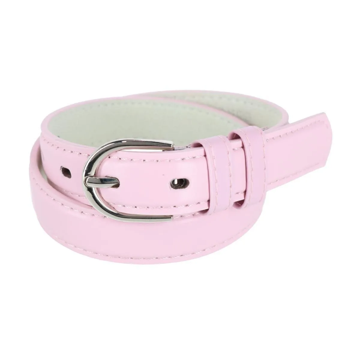 CTM® Kid's Leather 1 inch Basic Dress Belt