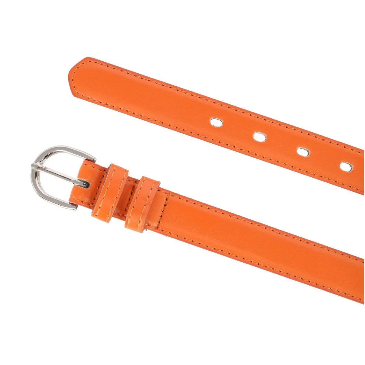 CTM® Kid's Leather 1 inch Basic Dress Belt