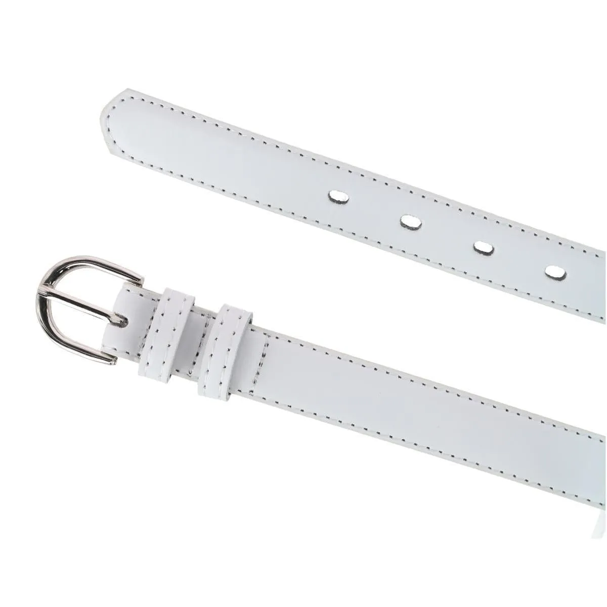 CTM® Kid's Leather 1 inch Basic Dress Belt