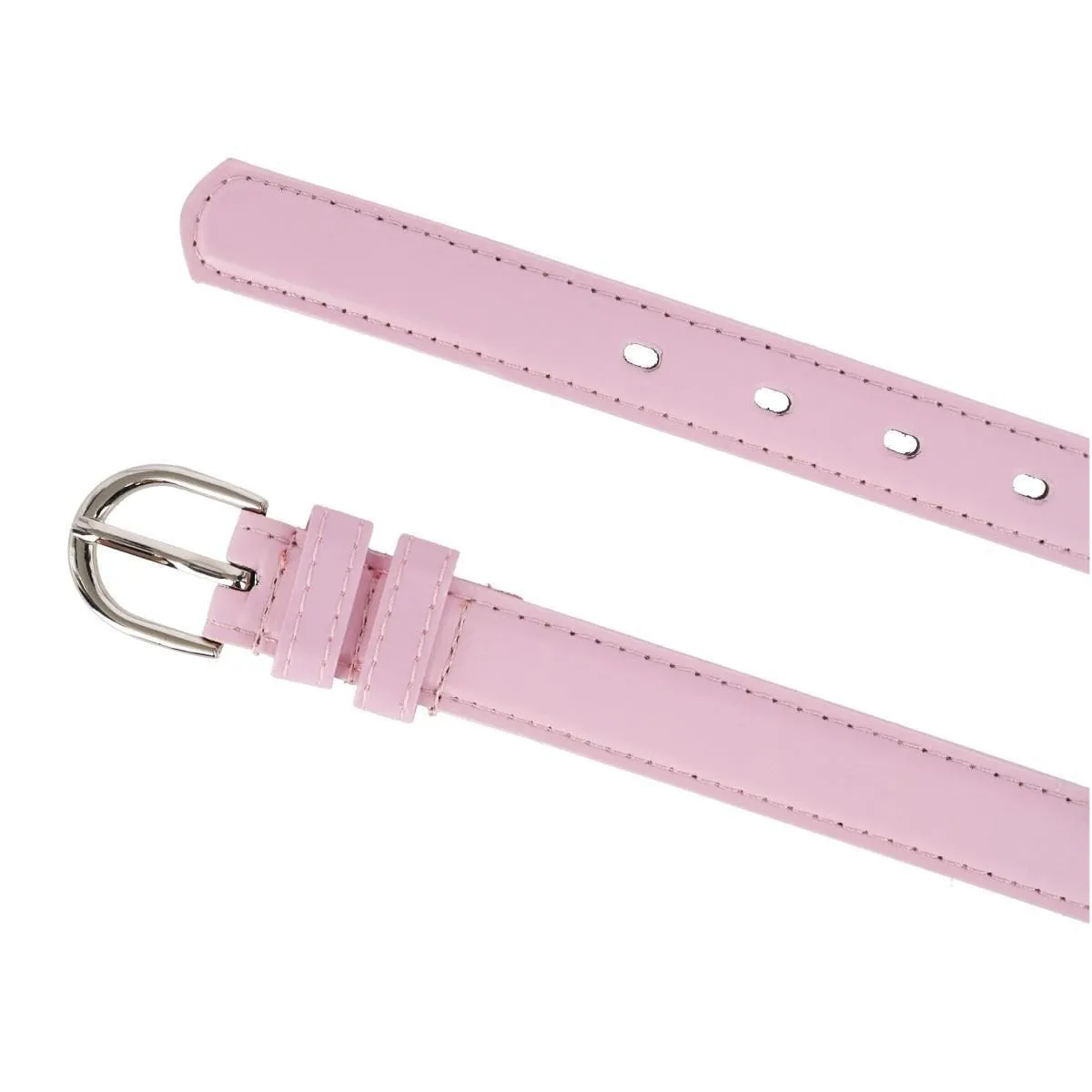 CTM® Kid's Leather 1 inch Basic Dress Belt