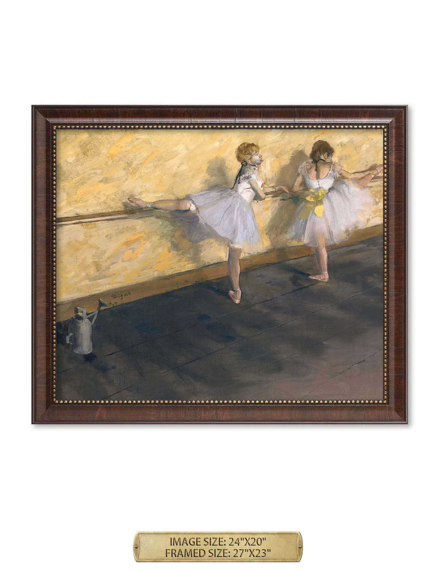 Dancers Practicing at the Barre (1877) by Edgar Degas.