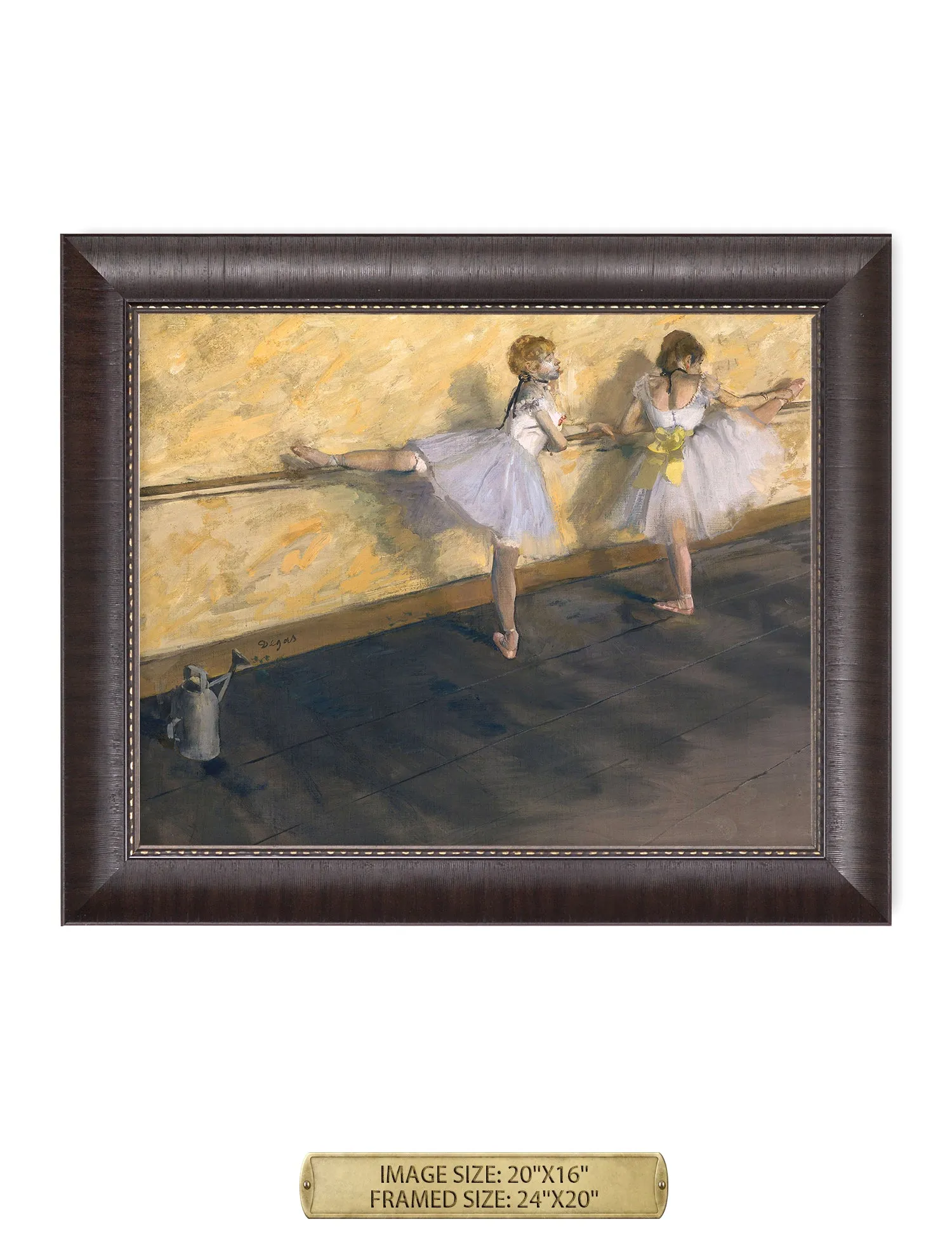 Dancers Practicing at the Barre (1877) by Edgar Degas.