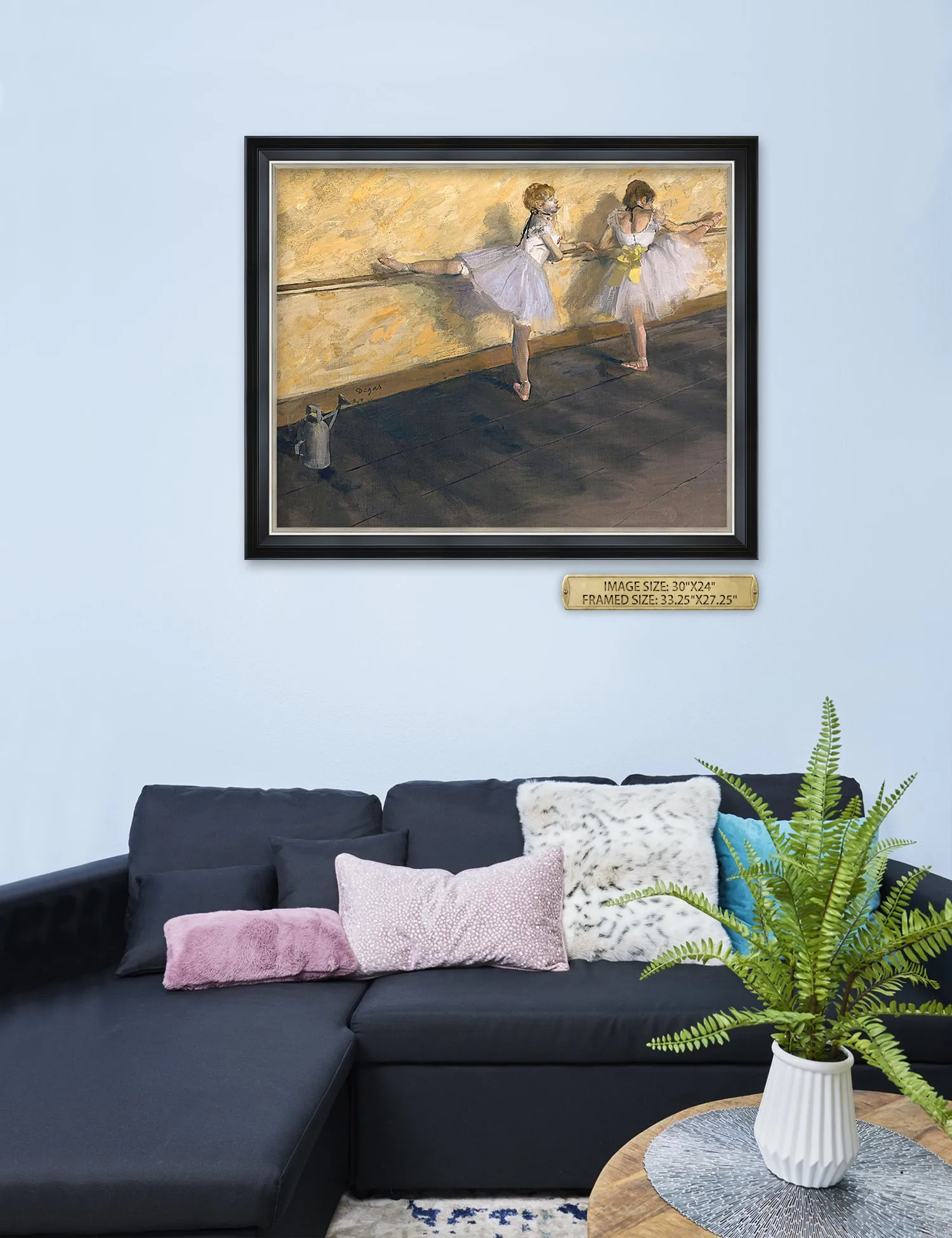 Dancers Practicing at the Barre (1877) by Edgar Degas.