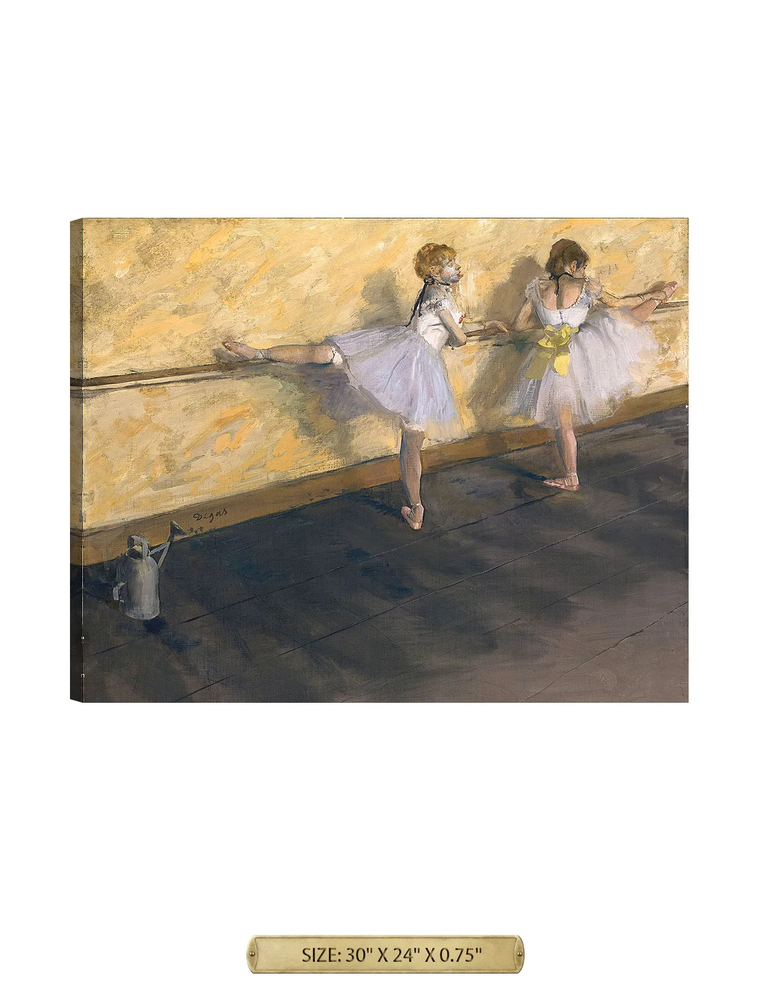 Dancers Practicing at the Barre (1877) by Edgar Degas.