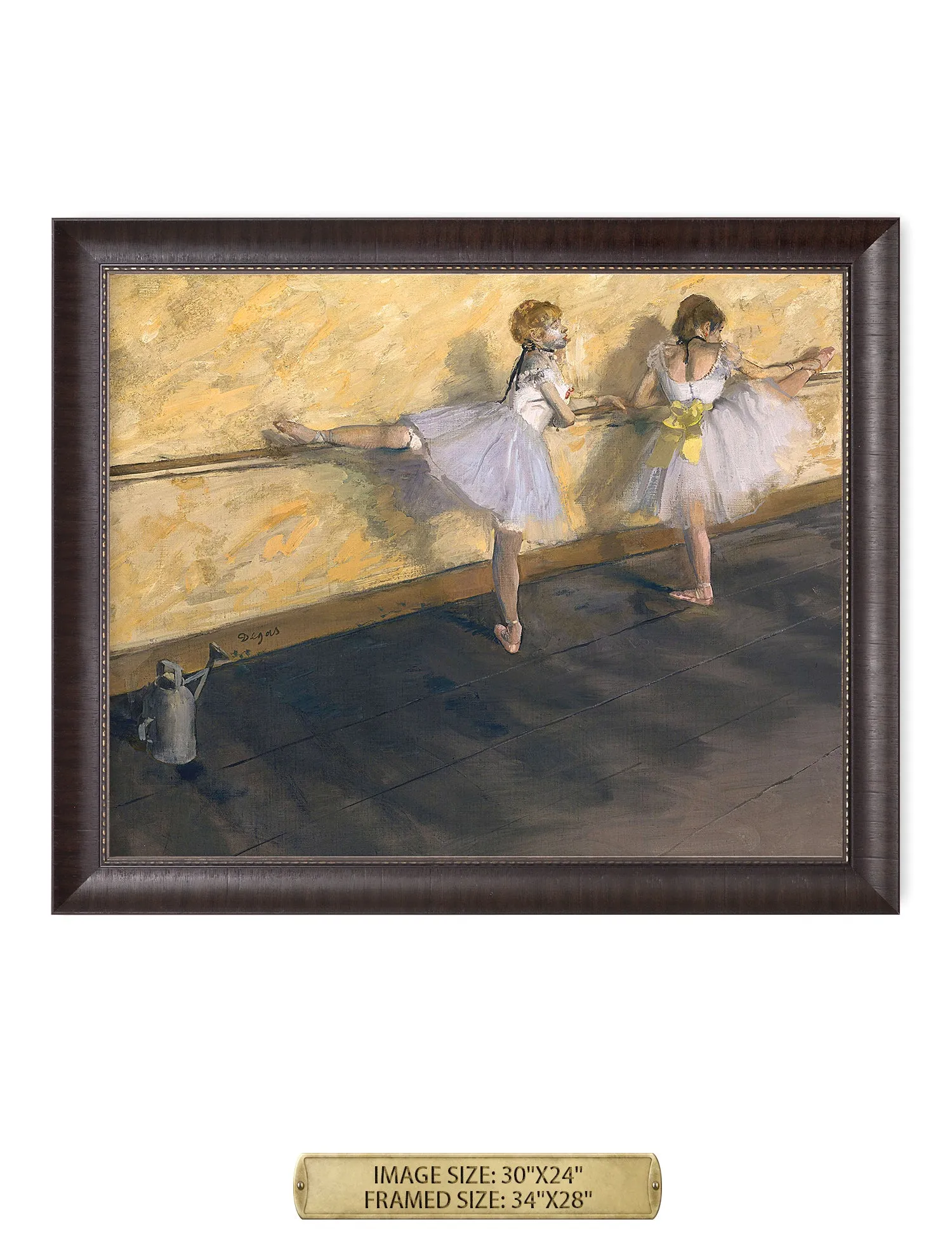 Dancers Practicing at the Barre (1877) by Edgar Degas.