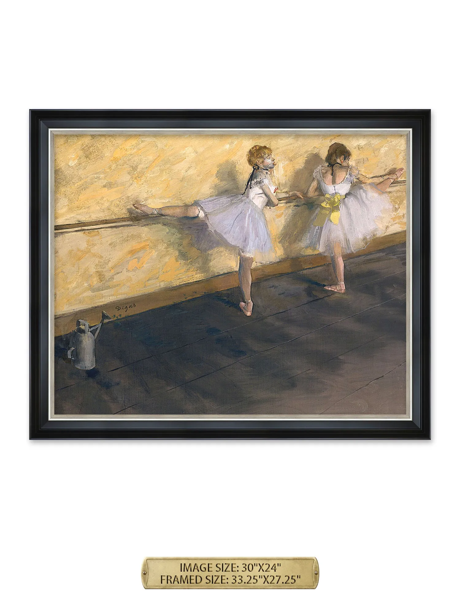 Dancers Practicing at the Barre (1877) by Edgar Degas.