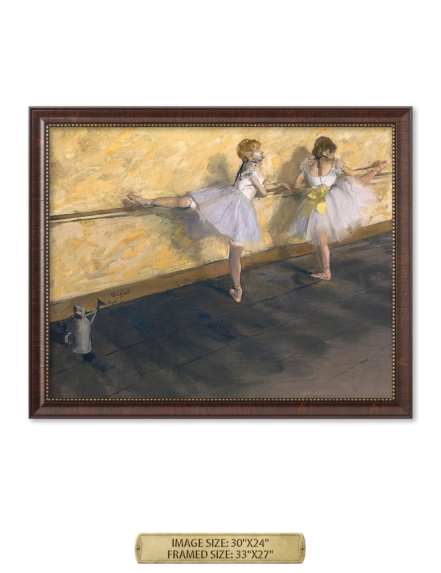 Dancers Practicing at the Barre (1877) by Edgar Degas.