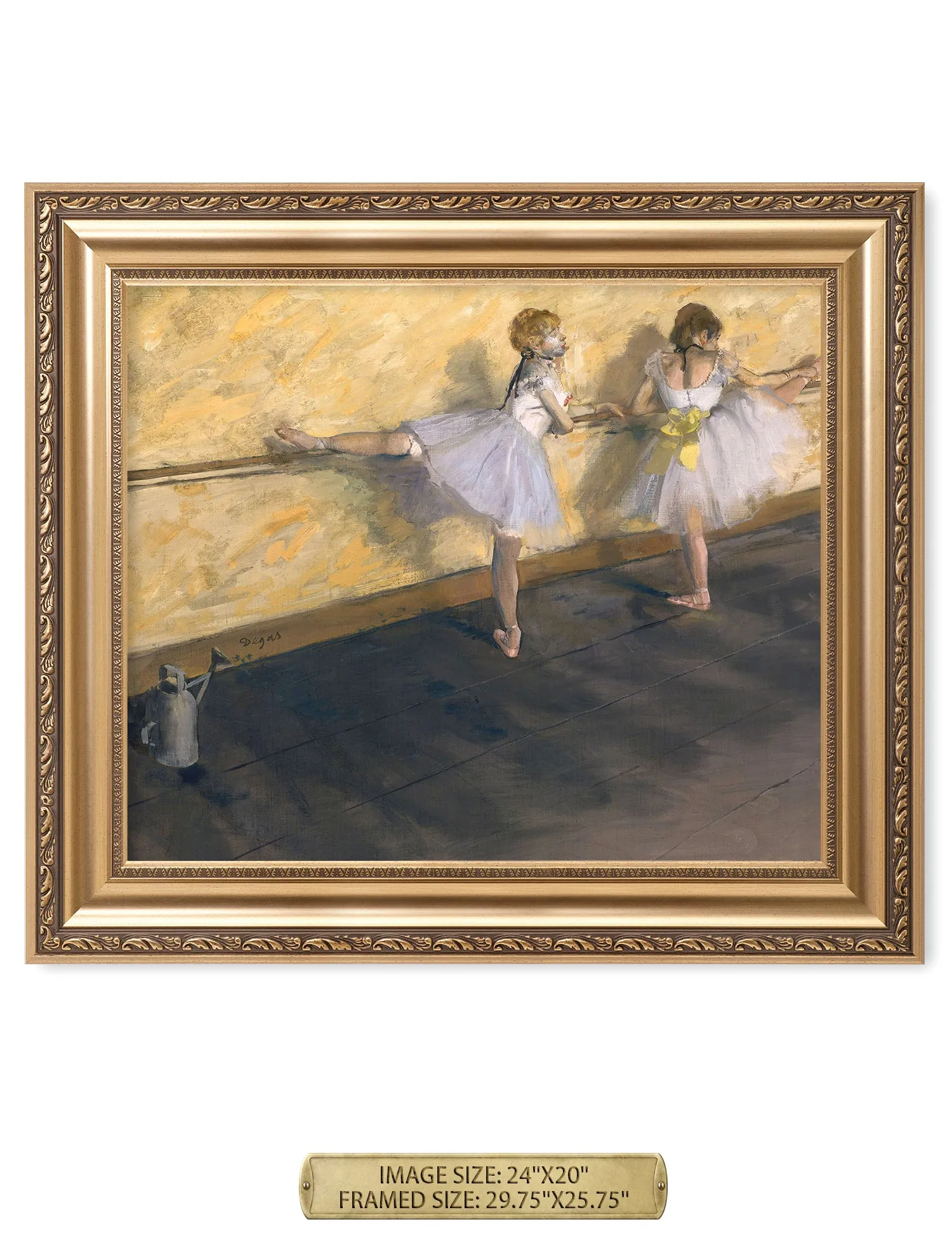 Dancers Practicing at the Barre (1877) by Edgar Degas.