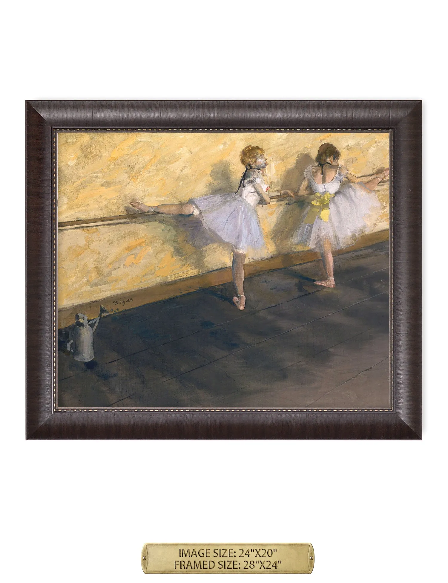 Dancers Practicing at the Barre (1877) by Edgar Degas.