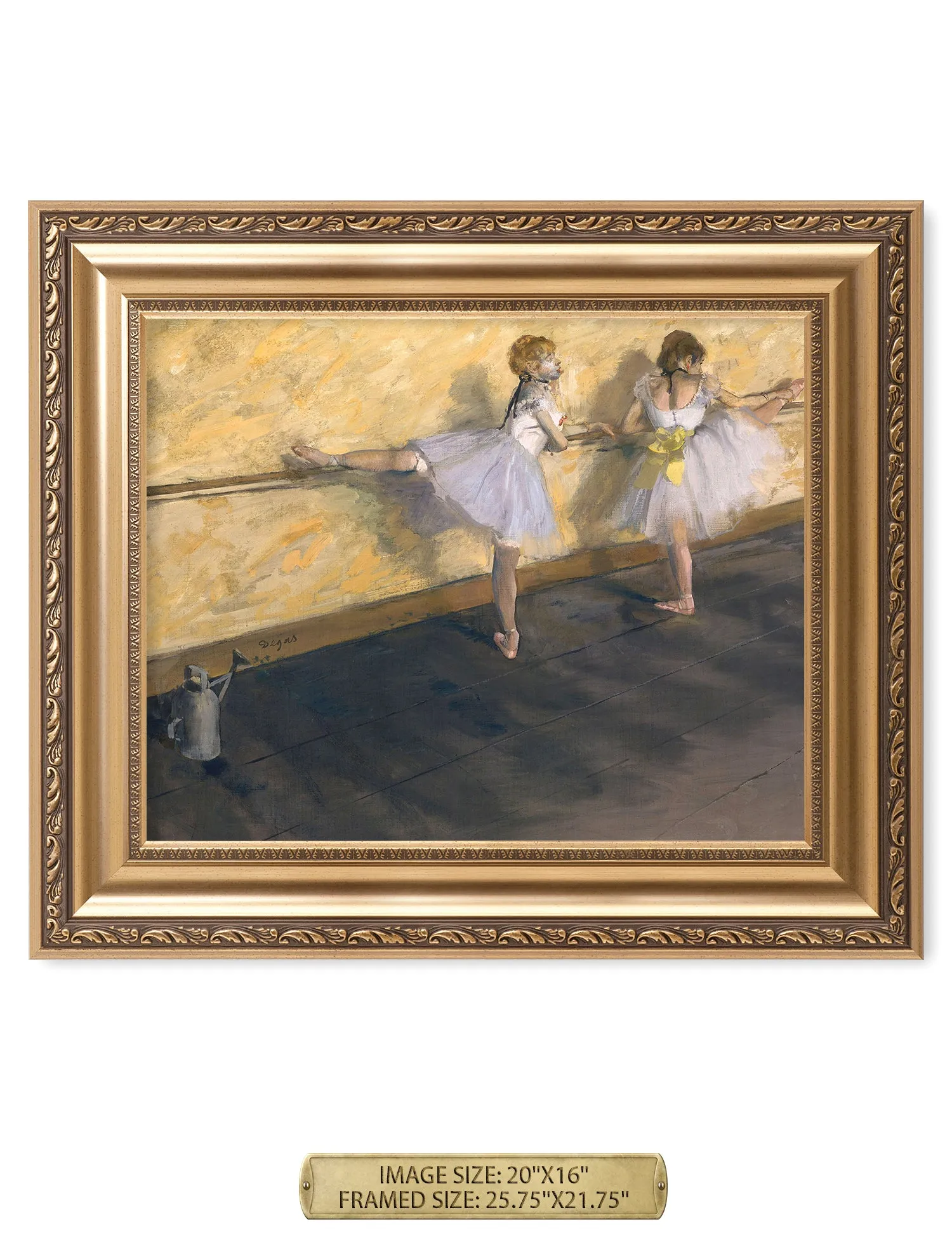 Dancers Practicing at the Barre (1877) by Edgar Degas.