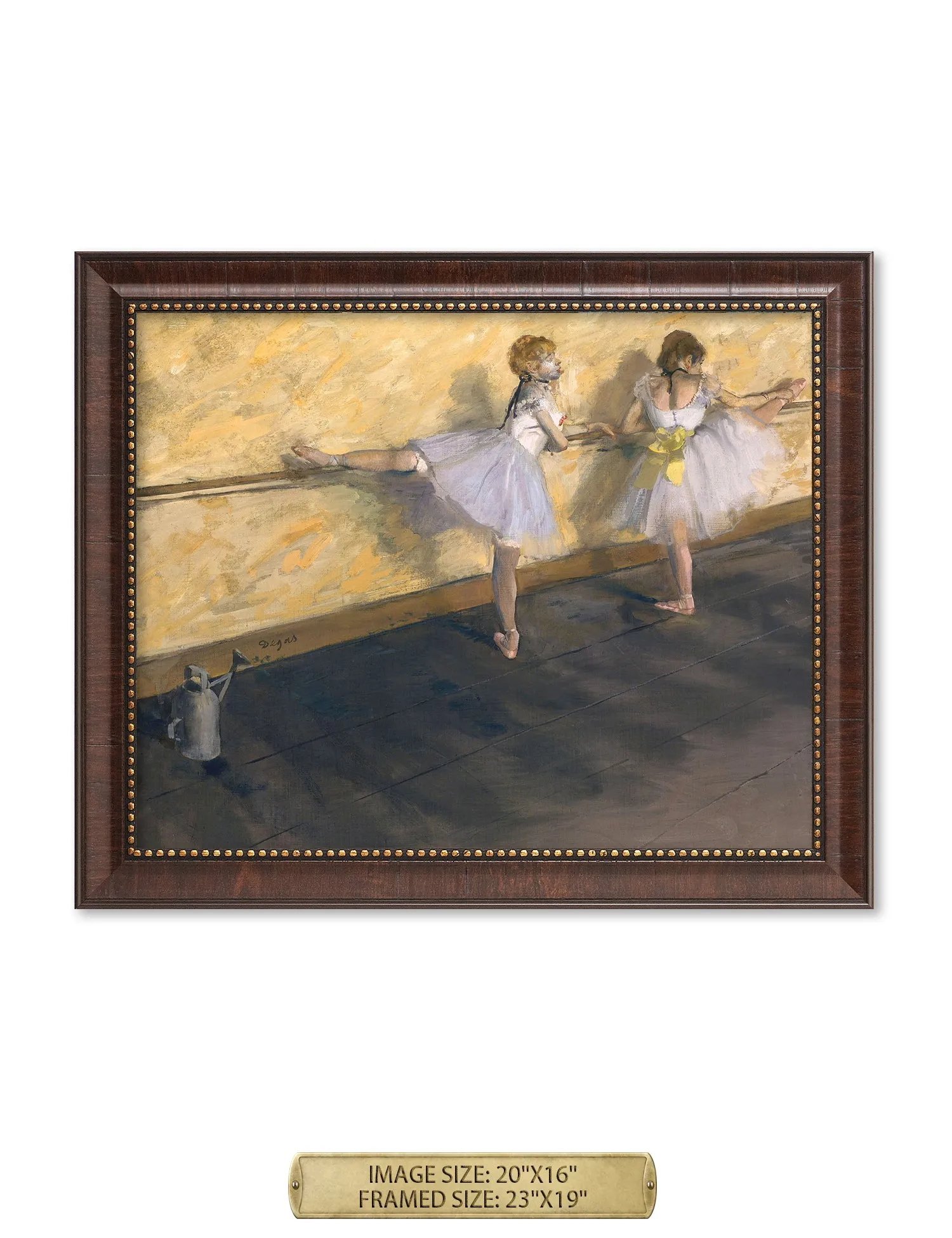 Dancers Practicing at the Barre (1877) by Edgar Degas.