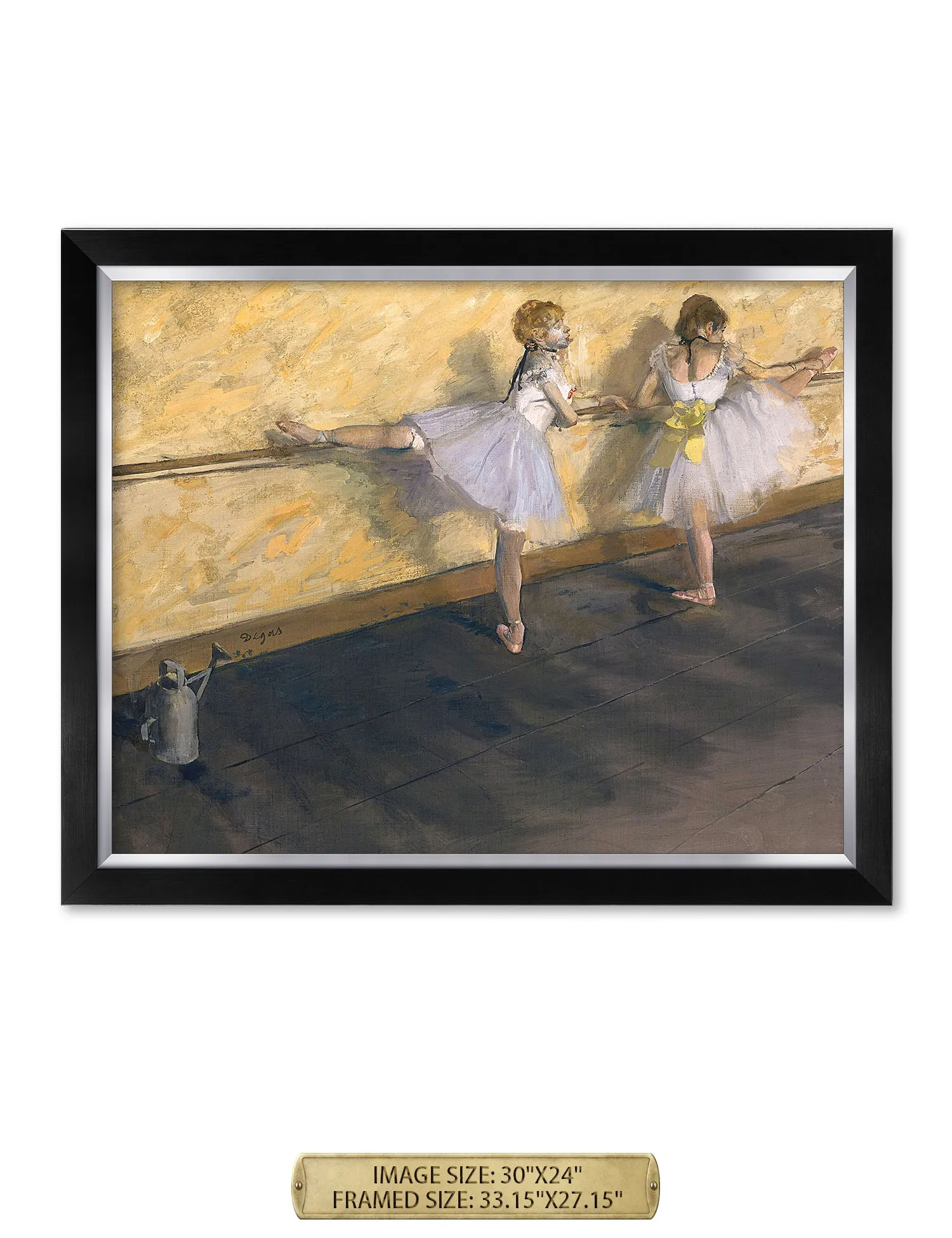 Dancers Practicing at the Barre (1877) by Edgar Degas.