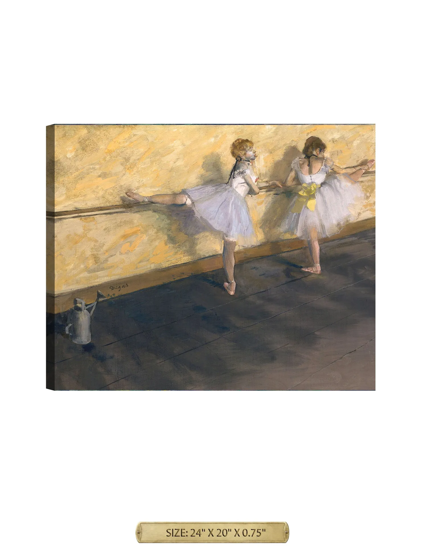 Dancers Practicing at the Barre (1877) by Edgar Degas.