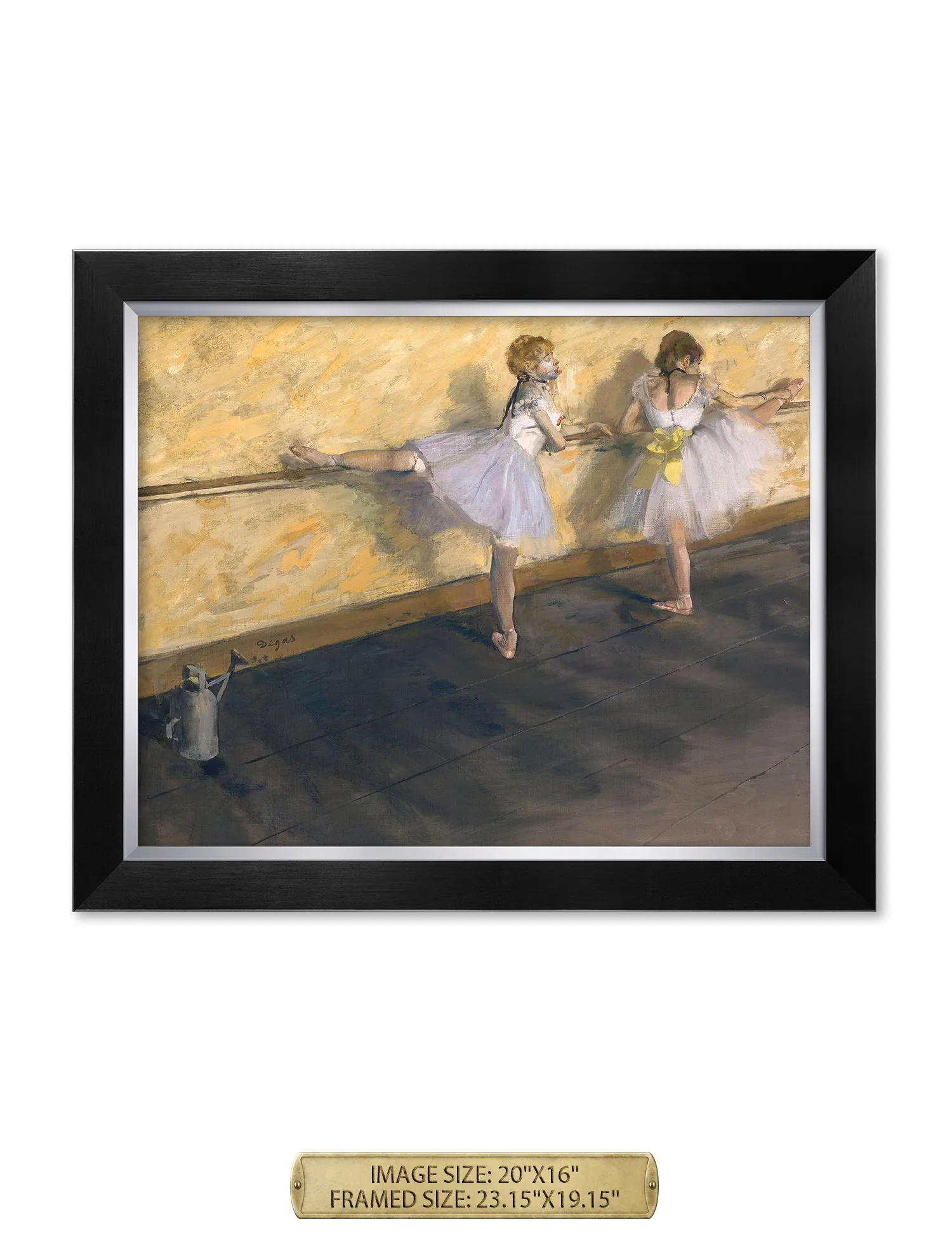 Dancers Practicing at the Barre (1877) by Edgar Degas.