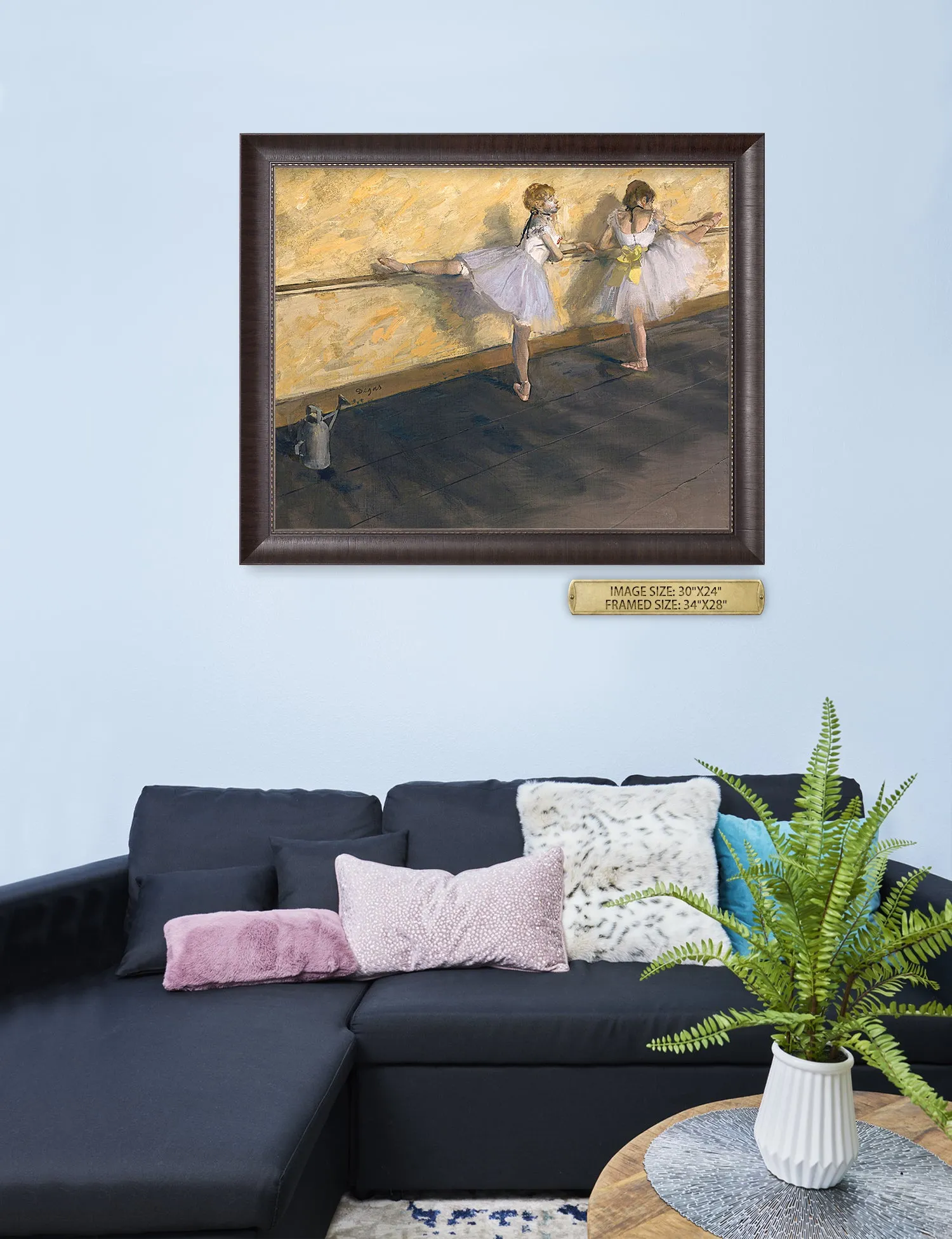 Dancers Practicing at the Barre (1877) by Edgar Degas.