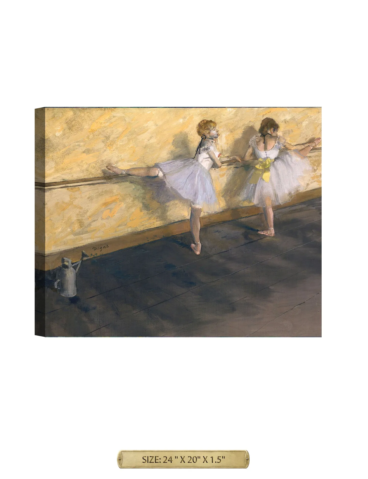 Dancers Practicing at the Barre (1877) by Edgar Degas.