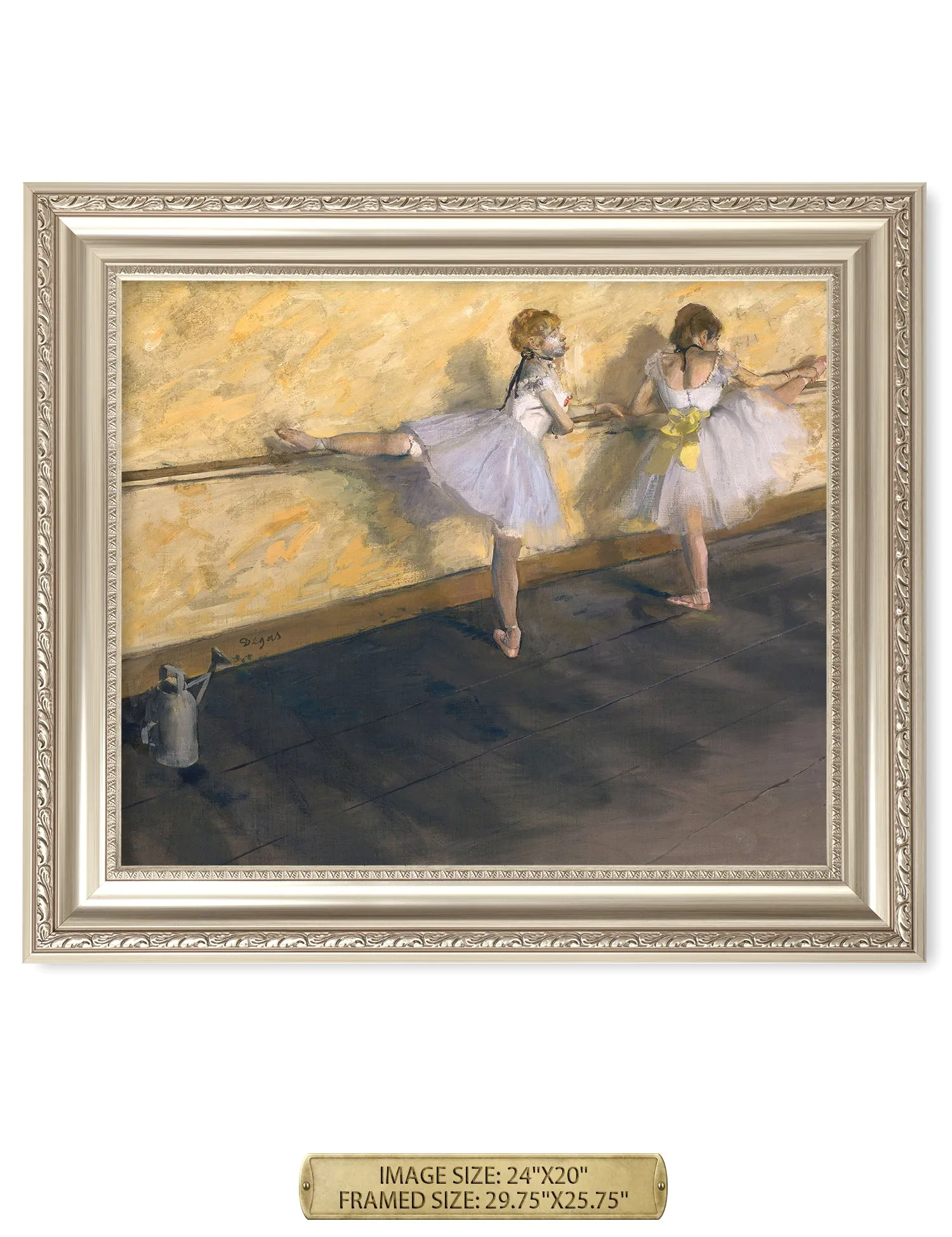 Dancers Practicing at the Barre (1877) by Edgar Degas.