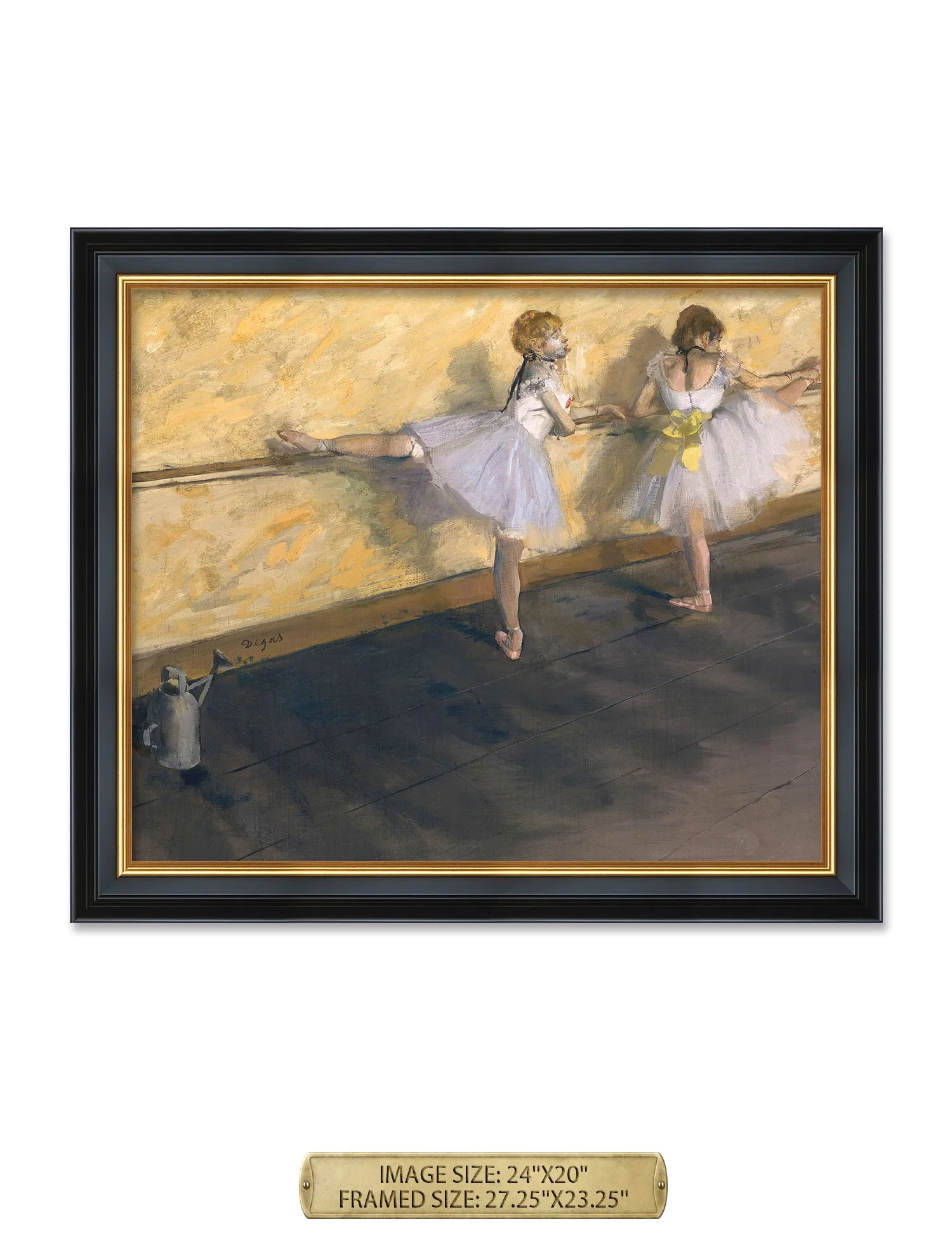 Dancers Practicing at the Barre (1877) by Edgar Degas.