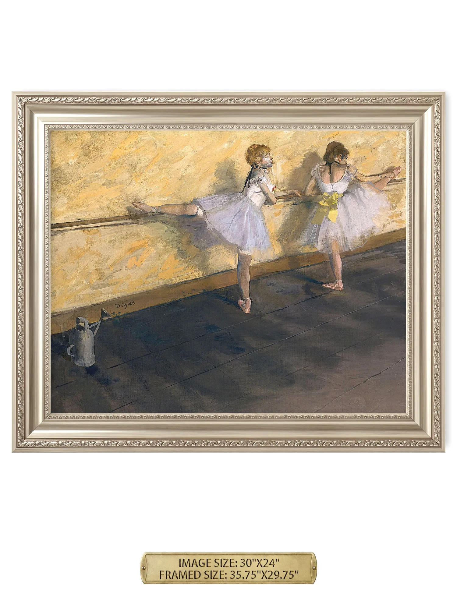 Dancers Practicing at the Barre (1877) by Edgar Degas.