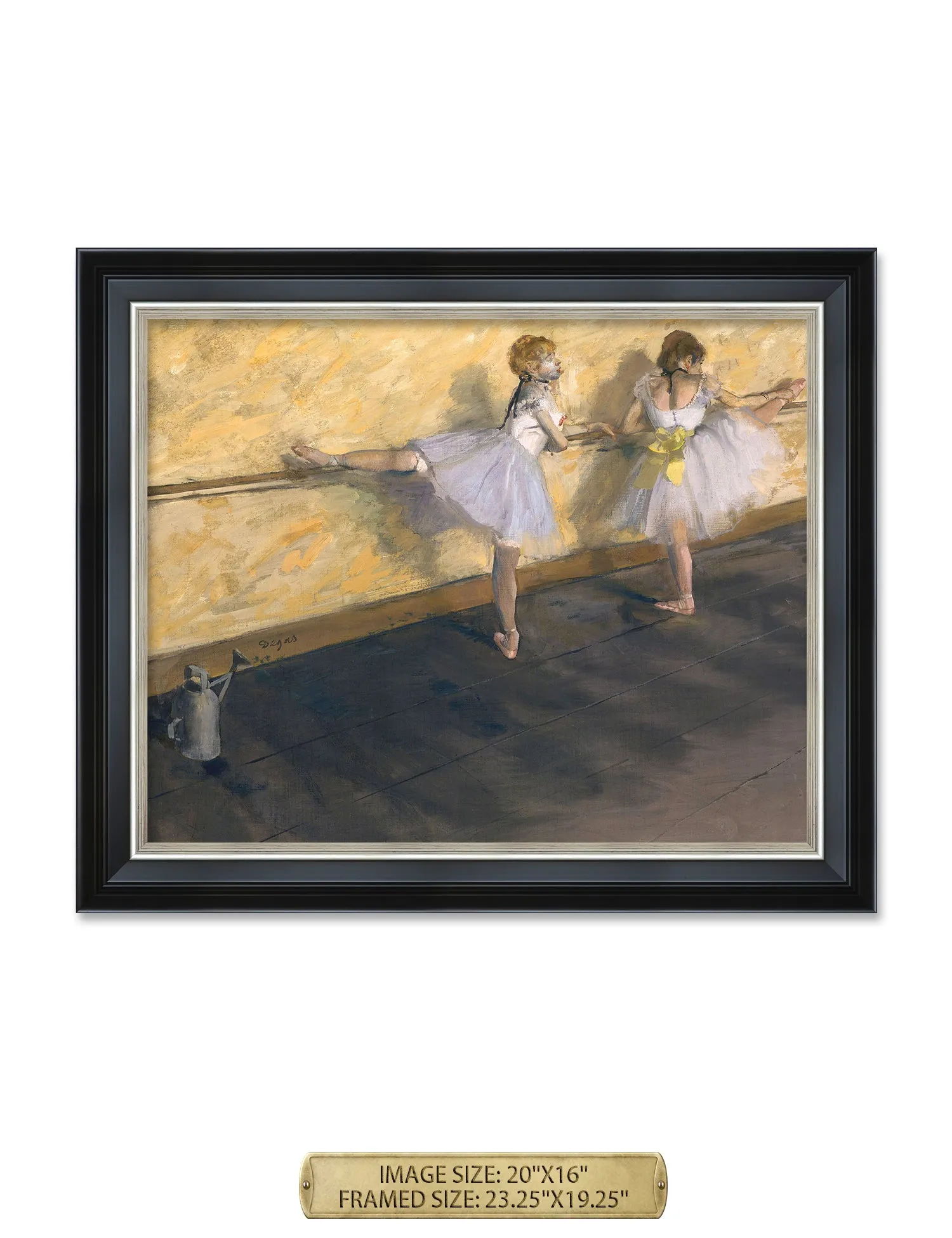 Dancers Practicing at the Barre (1877) by Edgar Degas.