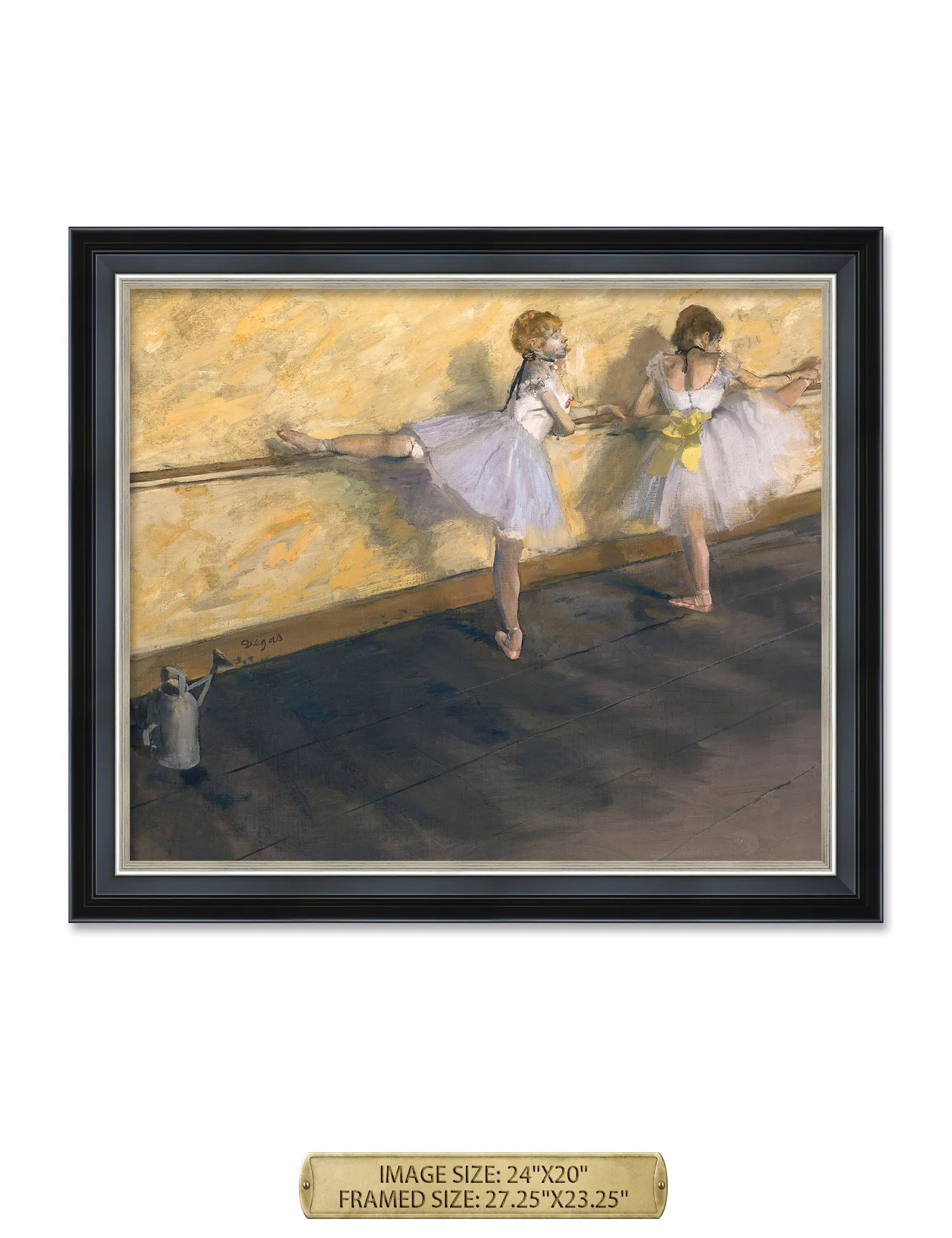 Dancers Practicing at the Barre (1877) by Edgar Degas.