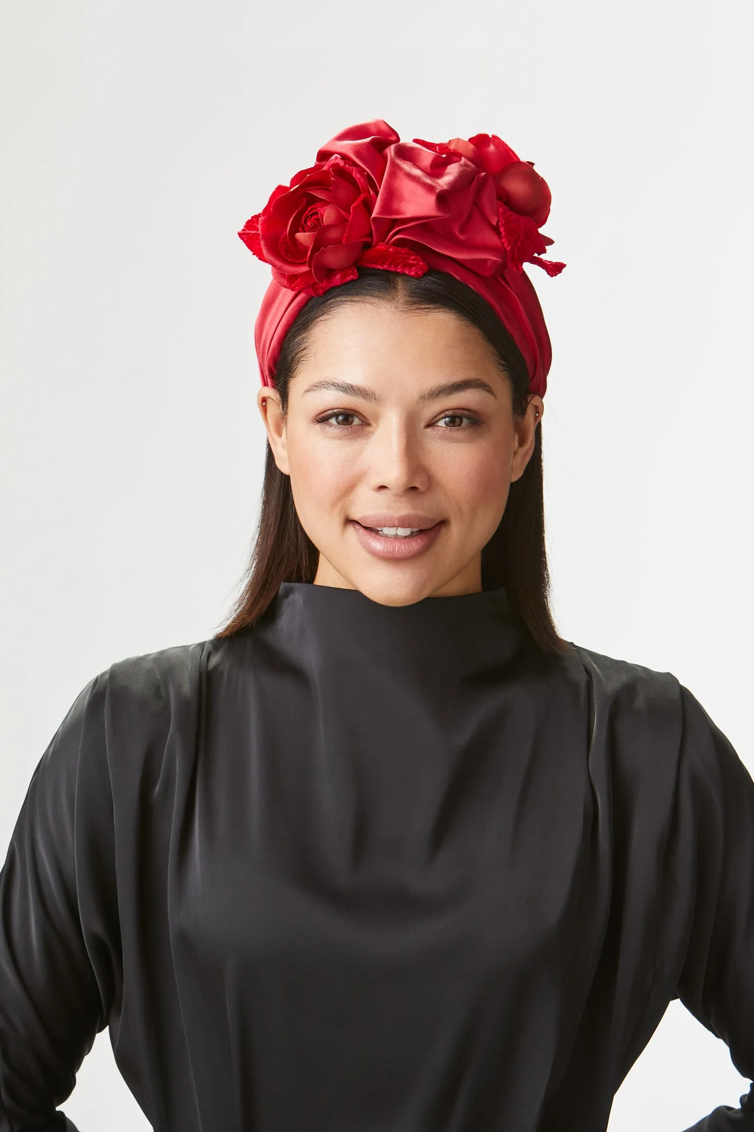 Dandridge Red Turban Headband