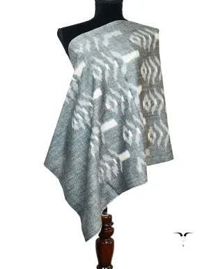 dark greyish black ekat pashmina stole 8483